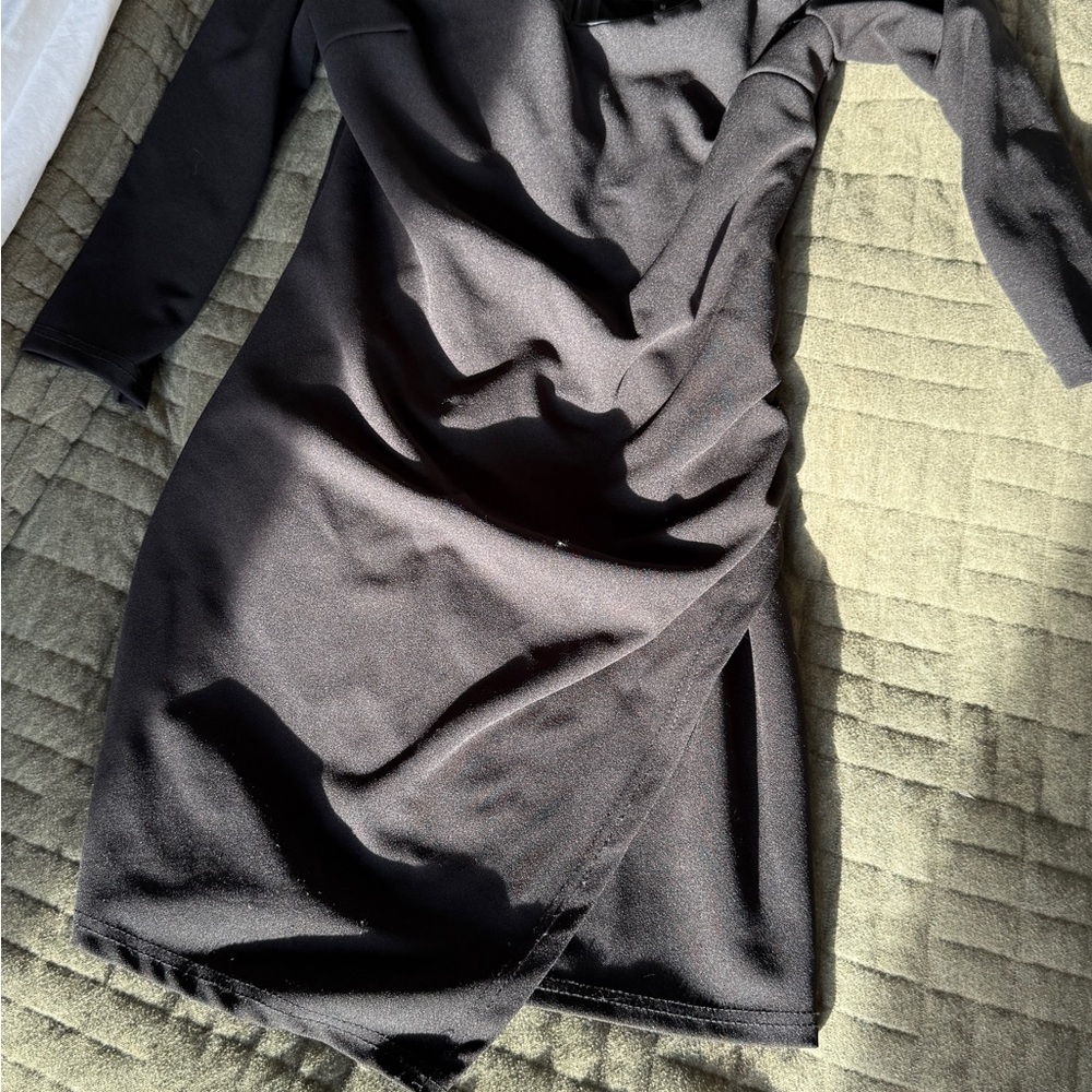 Lulu's Chic Black Long Sleeve Dress